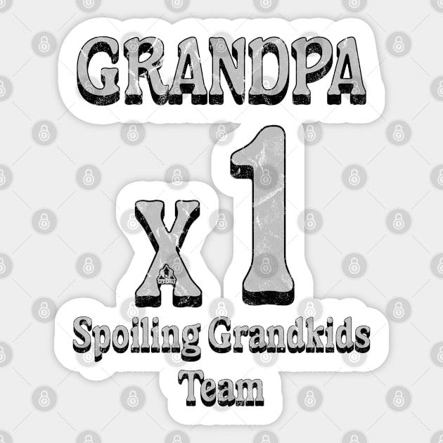 Grandfather x1 Proud Team Family-Focused fun team Sticker by ejsulu